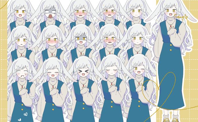 【FA】ちーずちゃん表情練習