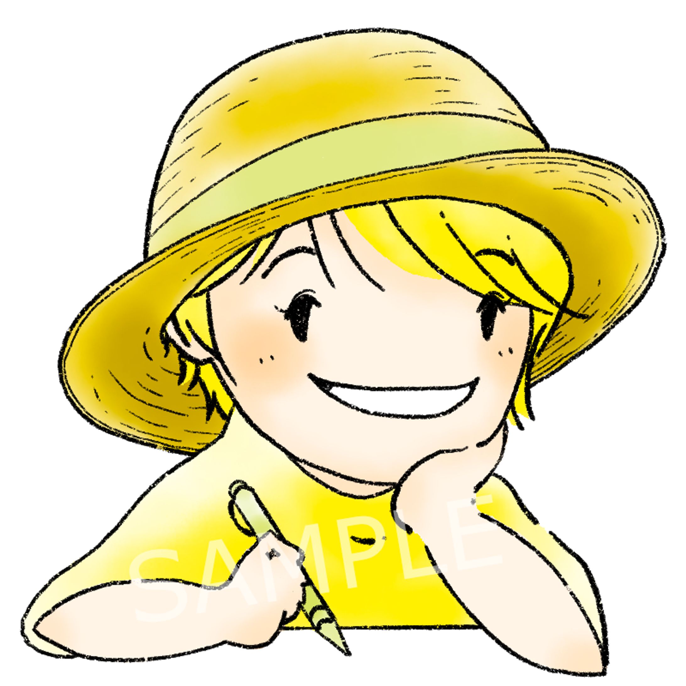 似顔絵イラスト 2点｜箱山康子さま-1