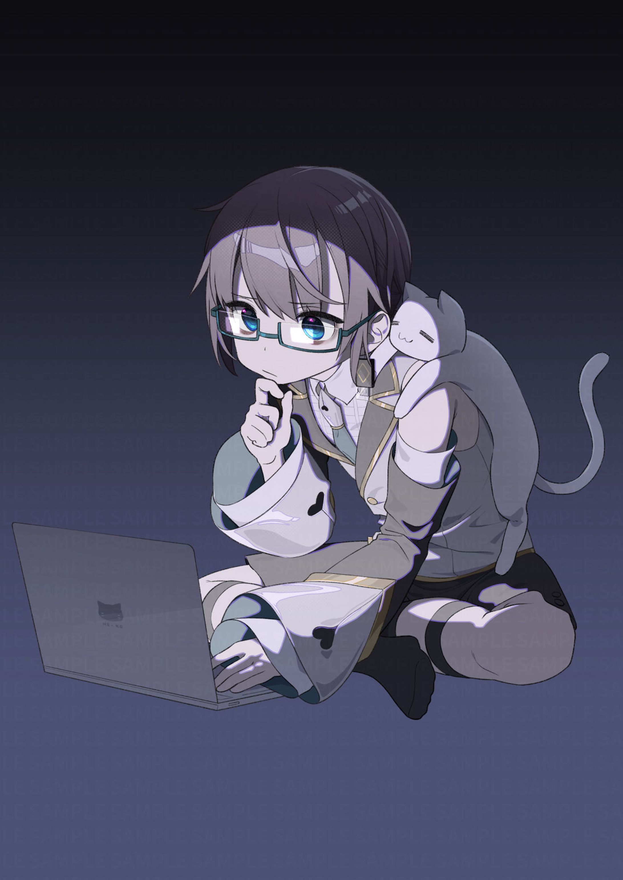 【VTuber】SNS用イラスト制作【渡柏きなこ様】-1