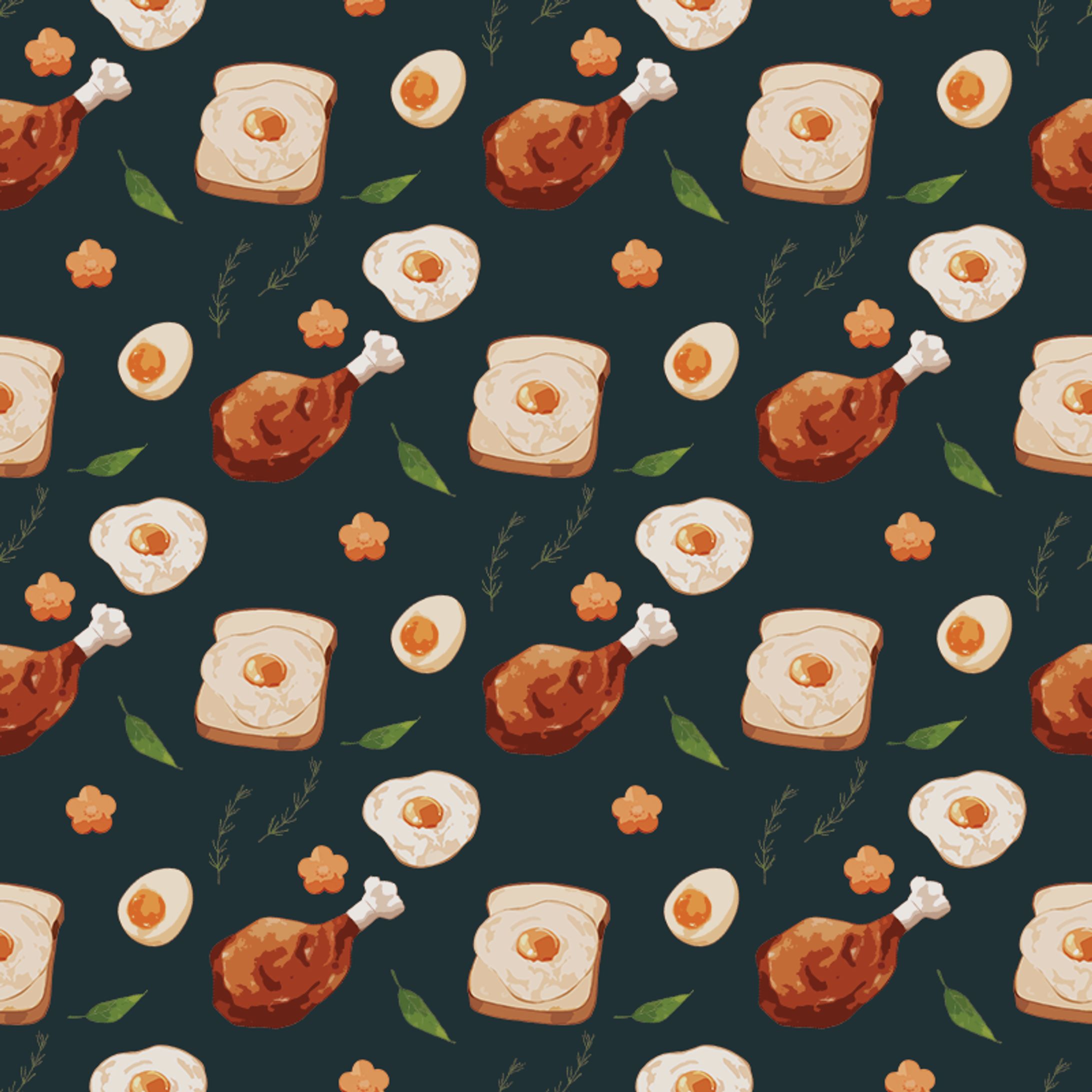 【創作】パターン素材-1