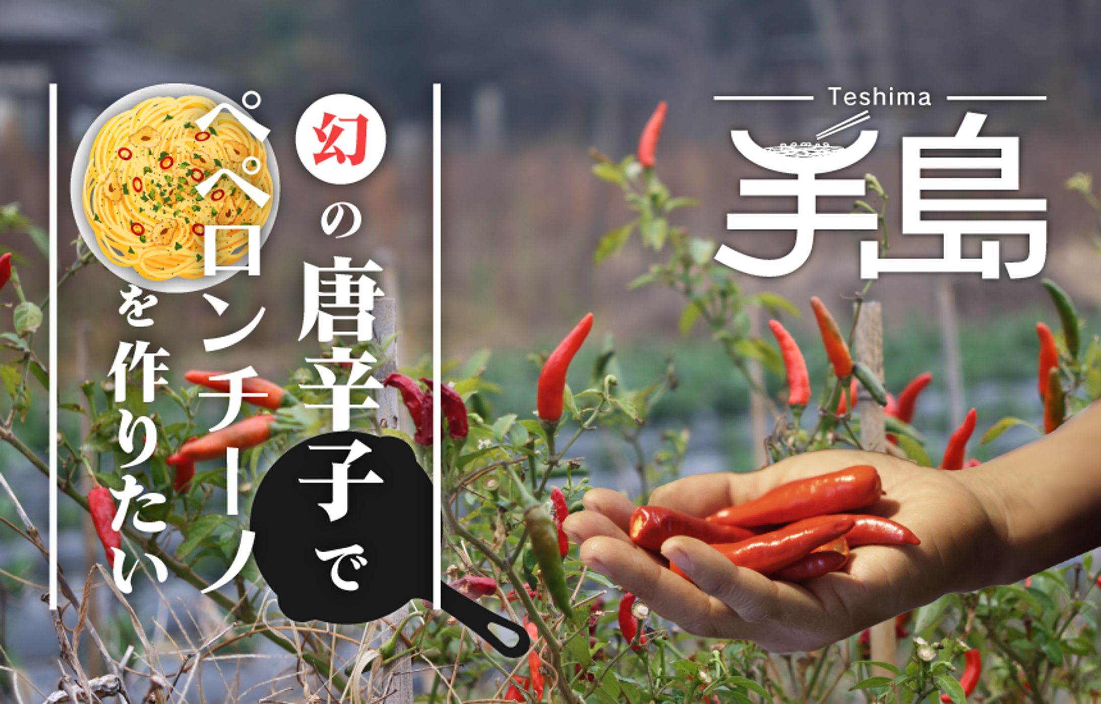 【手島】幻の唐辛子でペペロンチーノを作りたい！-1