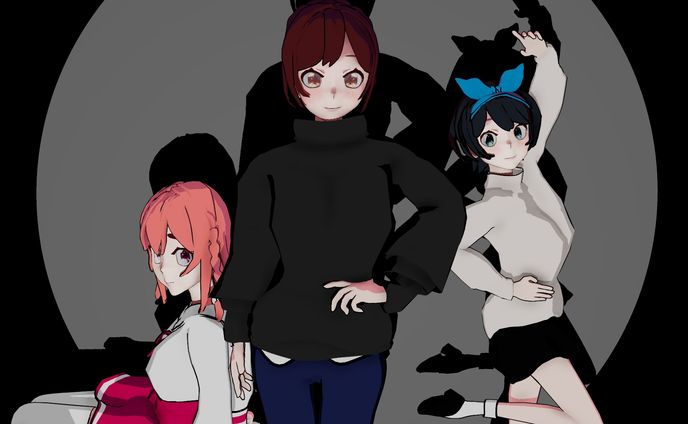 3dcg、模写