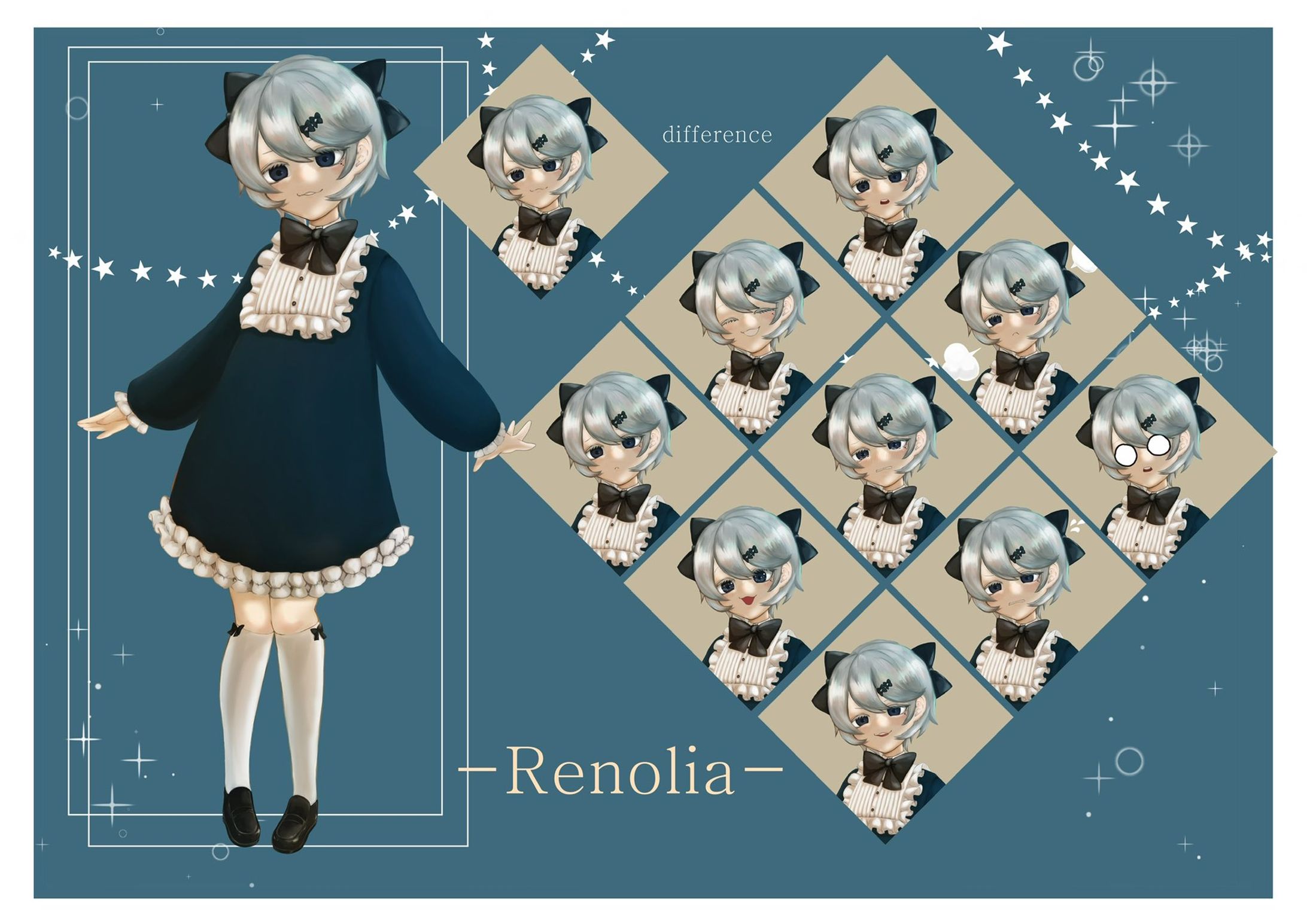 デジタルイラスト（オリジナル）-1