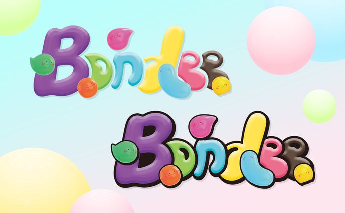 Bondeeステッカーロゴデザイン