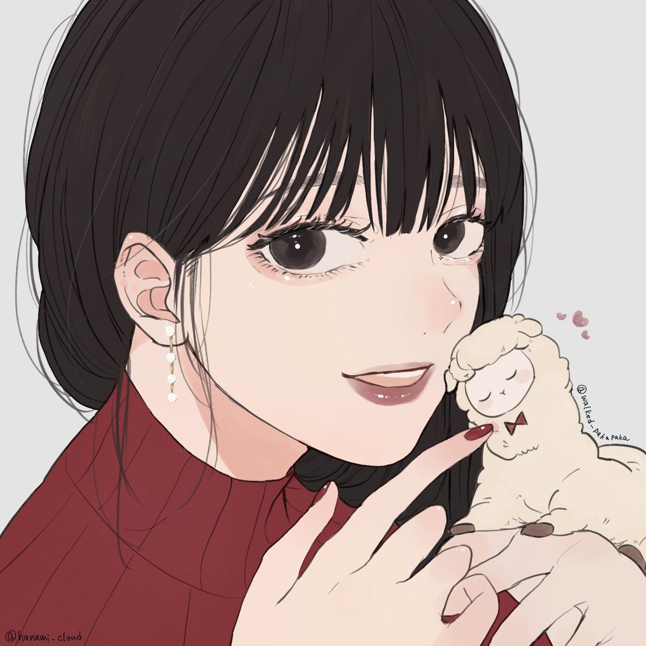 【個人依頼】SNS発信用アイコンイラスト-1