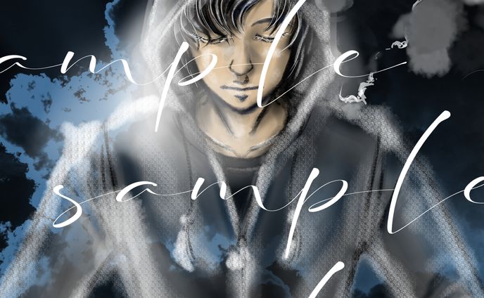 イラスト 音楽系サブスク等で使用するアーティストイメージ