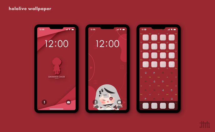 【二次創作】スマホ壁紙 沙花叉クロヱ