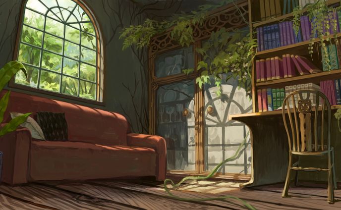ツタの部屋