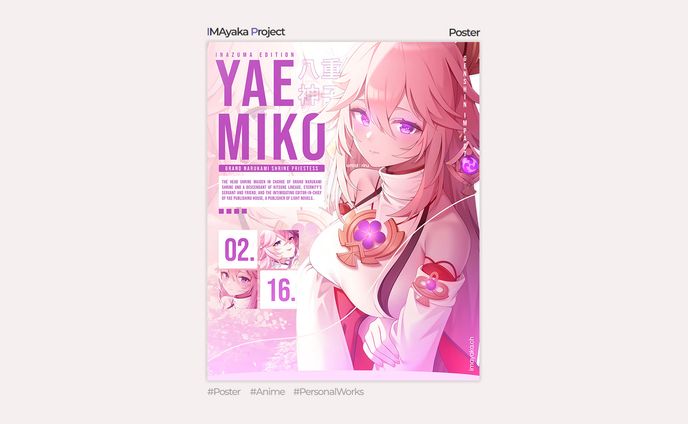 [Poster] Yae Miko - Genshin Impact