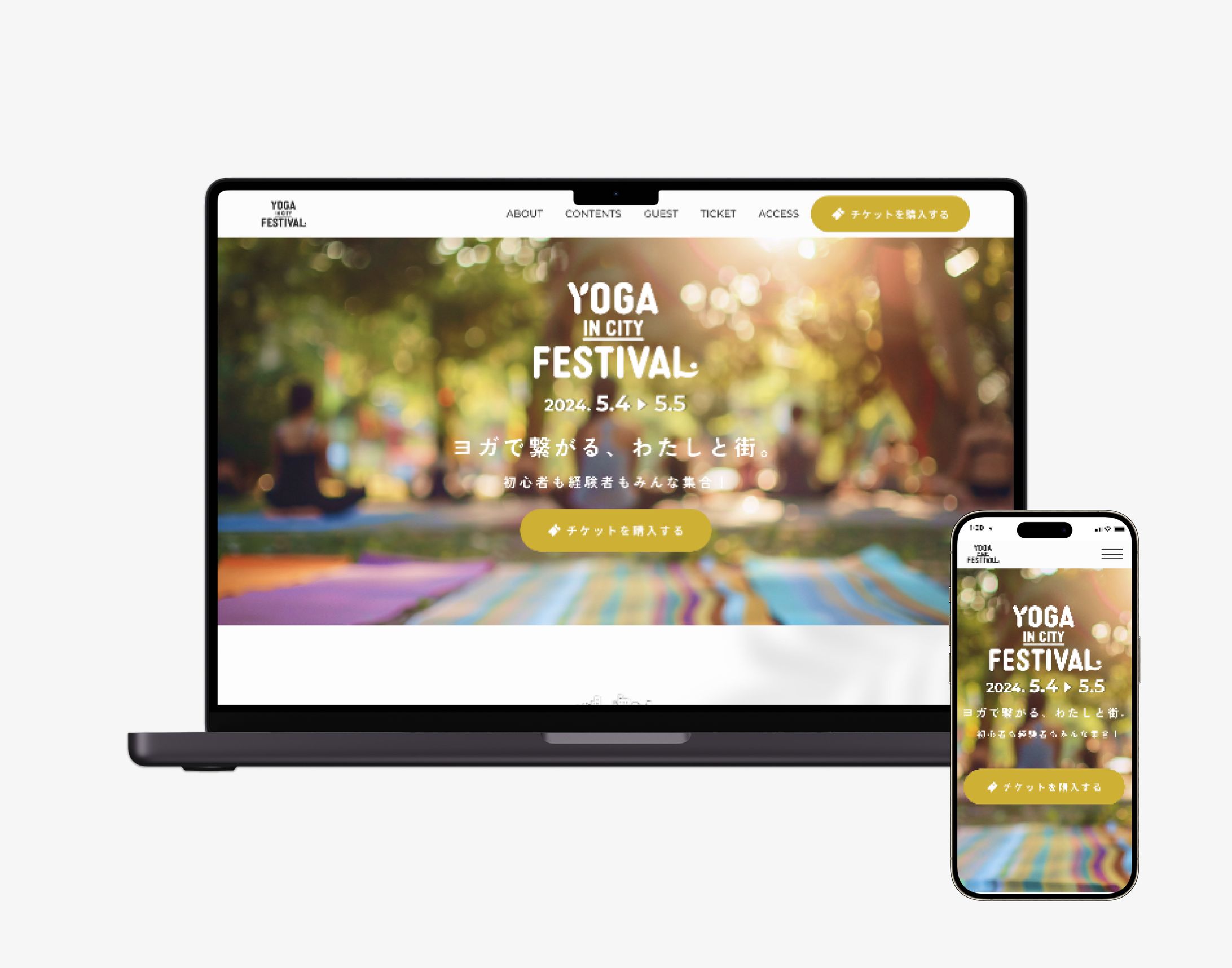 ヨガイベント集客LP（自主制作）-1