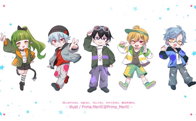 MV用イラスト(星丸歩凛様一同)
