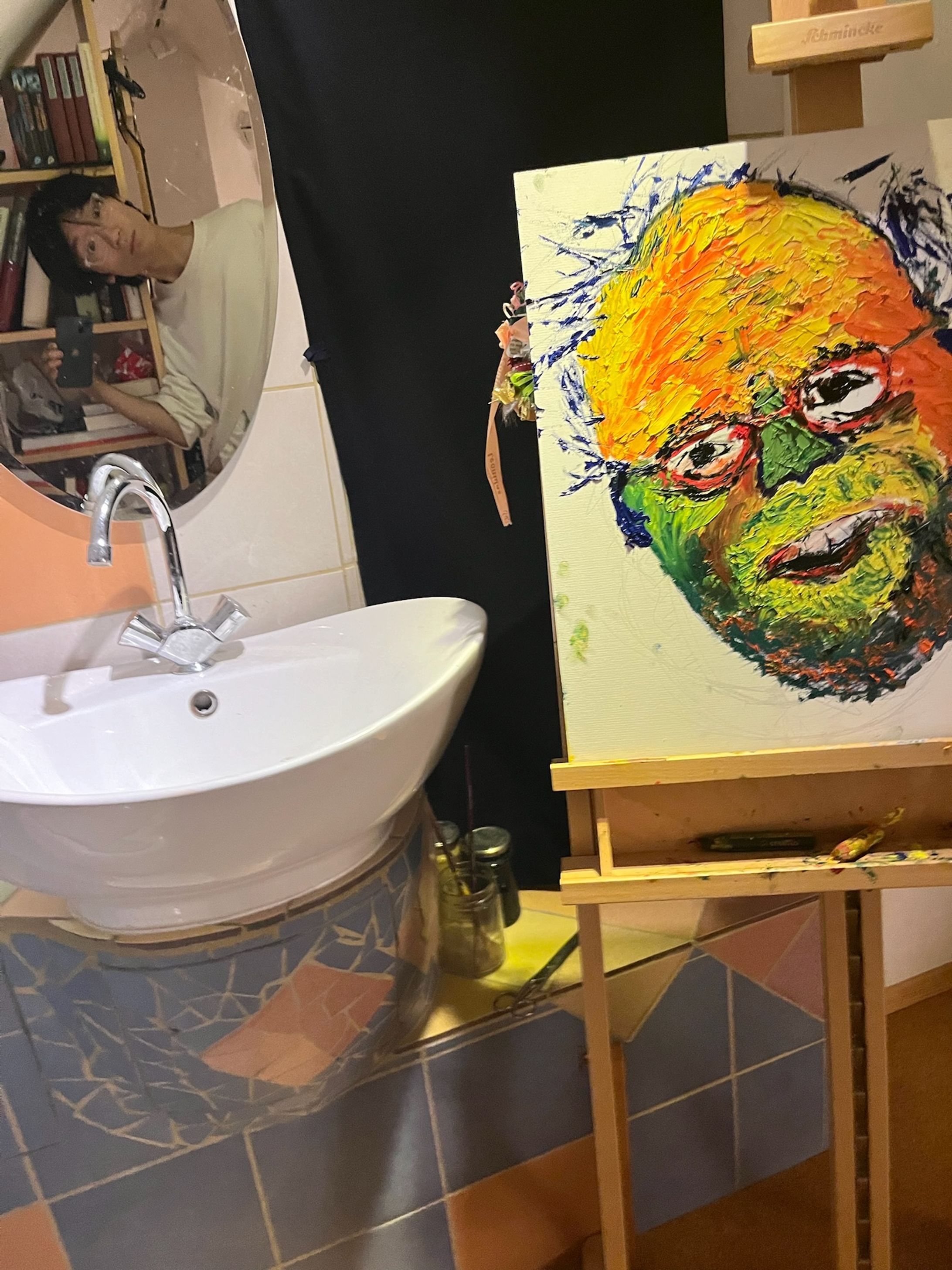 Ölmalerei für ホスト父-1
