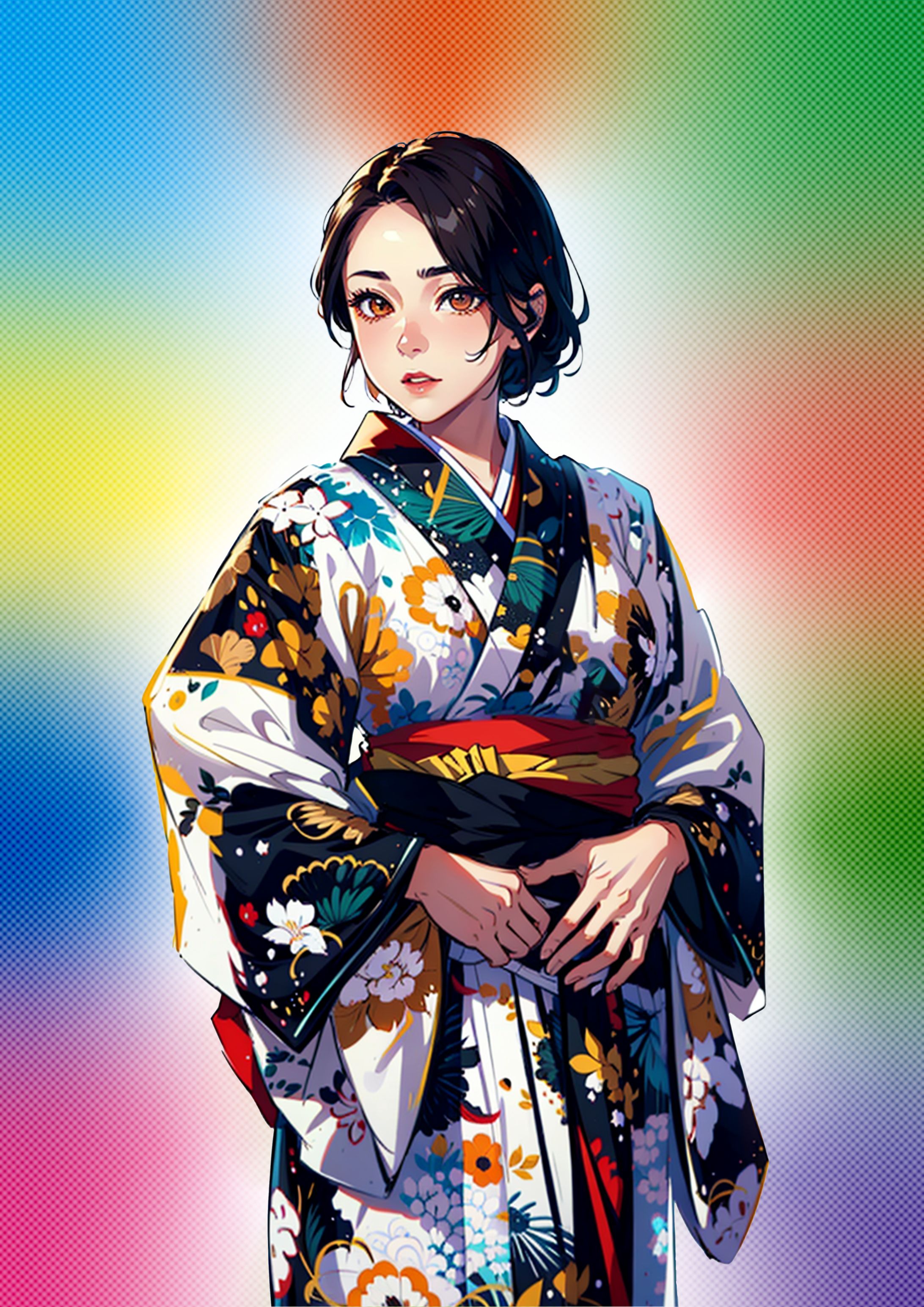 AIとコラボ｜自身の描いた絵をAIで表現-1