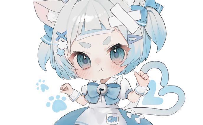 創作、水色