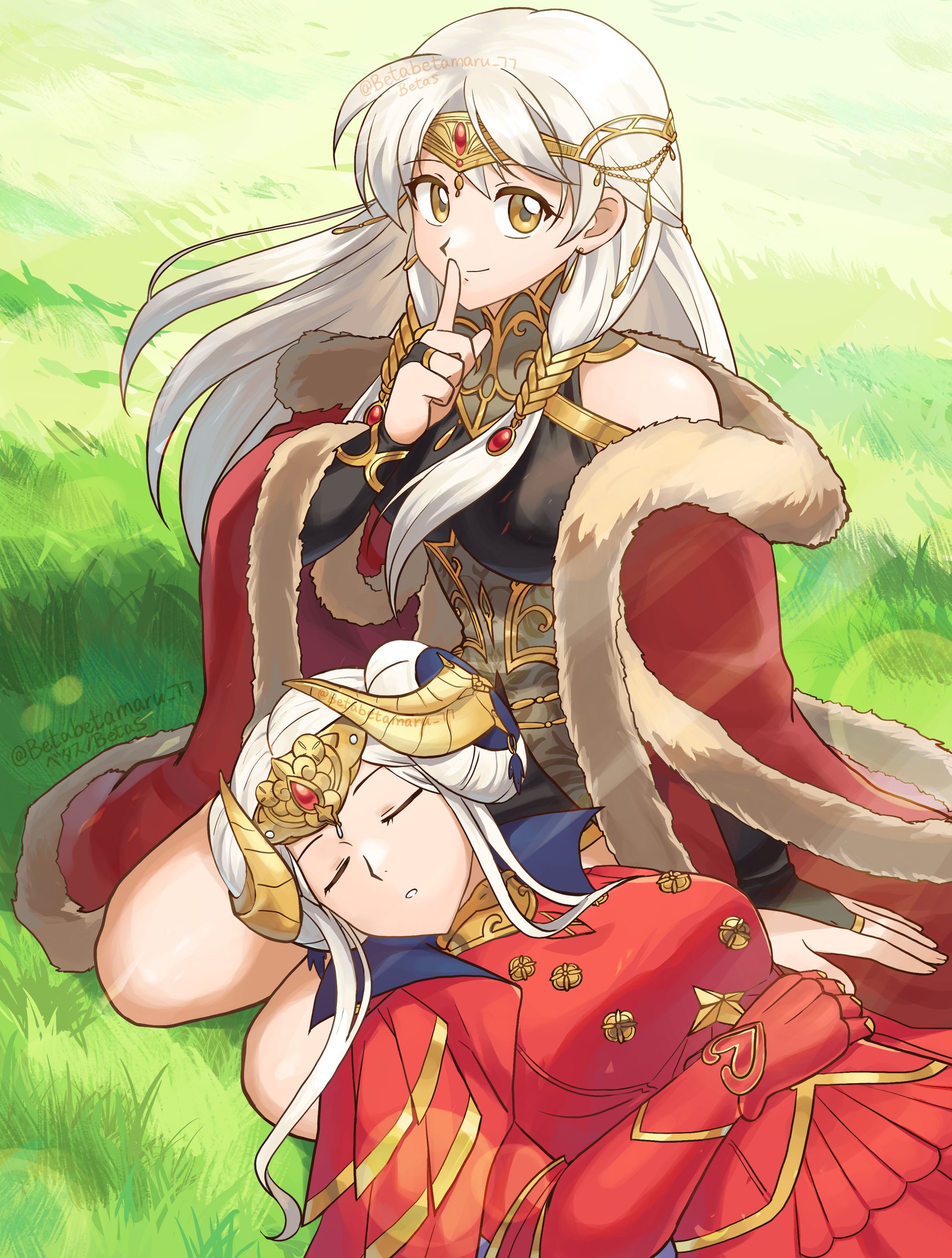 ミカヤ＆エーデルガルト(依頼絵)-1