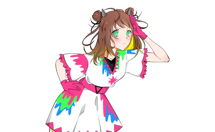 月虹まご様ご依頼「アルティメットセンパイ」歌ってみた用動画イラスト