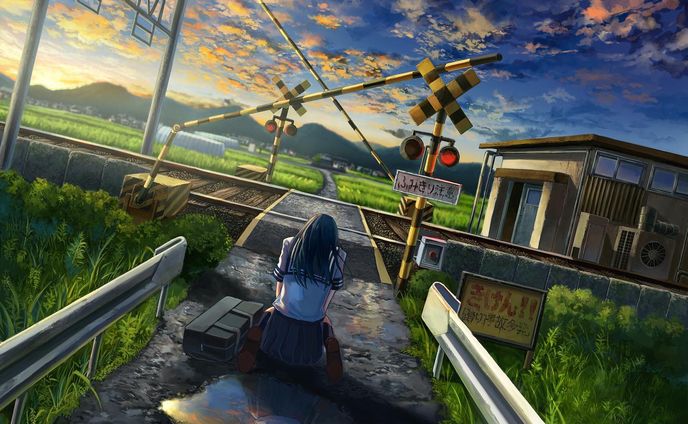 死ぬには心臓が五月蝿かった

#illustration #絵 #イラスト #オリジナル #創作 #踏切 #朝焼け #original #myart #landscape #風景画 #いらすとぐらむ