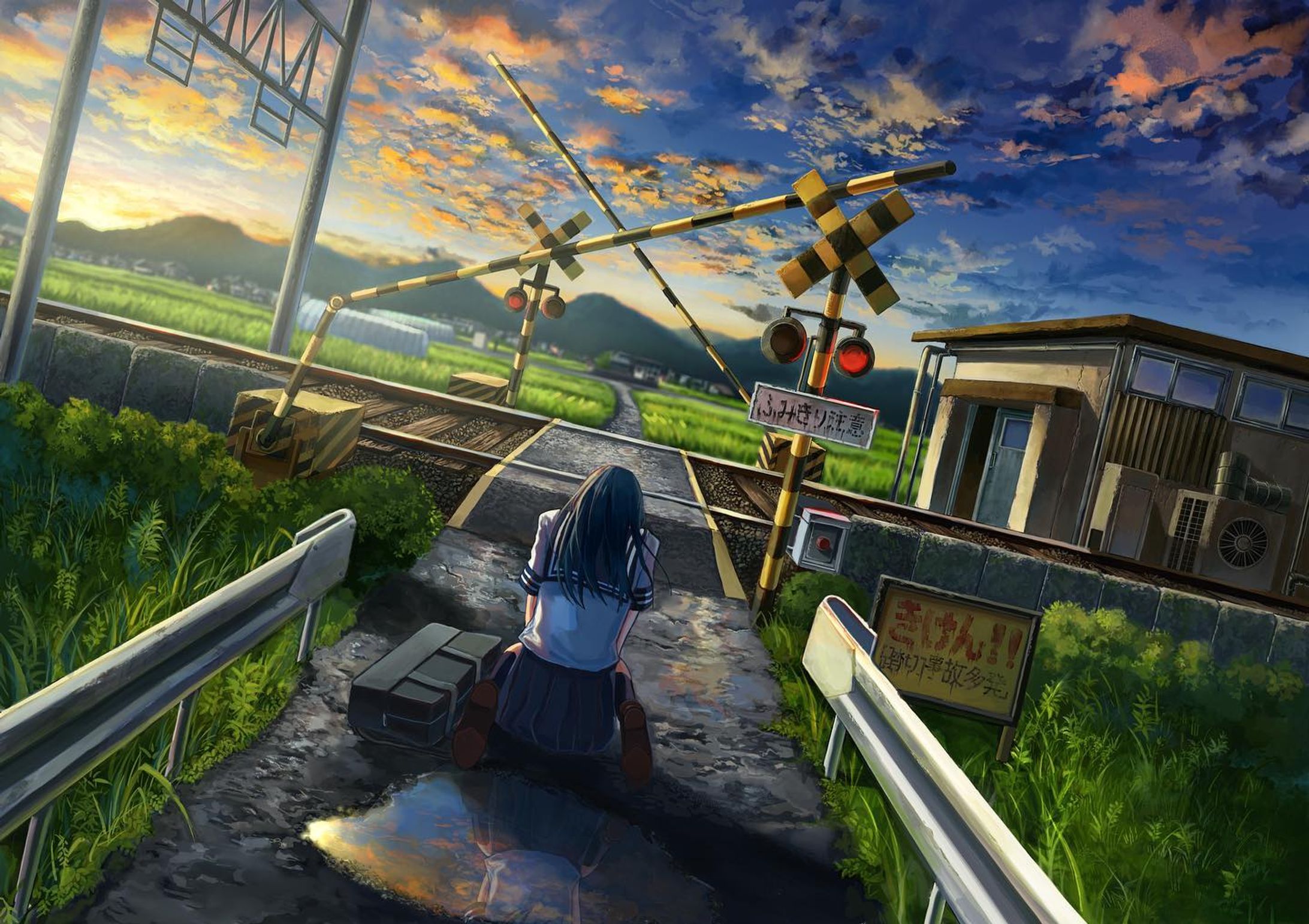死ぬには心臓が五月蝿かった

#illustration #絵 #イラスト #オリジナル #創作 #踏切 #朝焼け #original #myart #landscape #風景画 #いらすとぐらむ-1