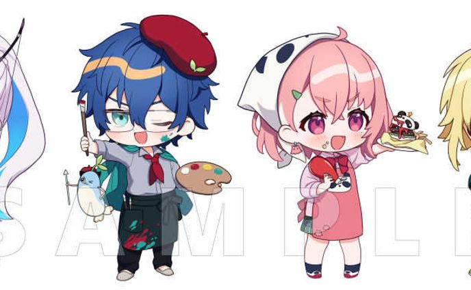 セブン‐イレブン×にじさんじ　コラボSDイラスト