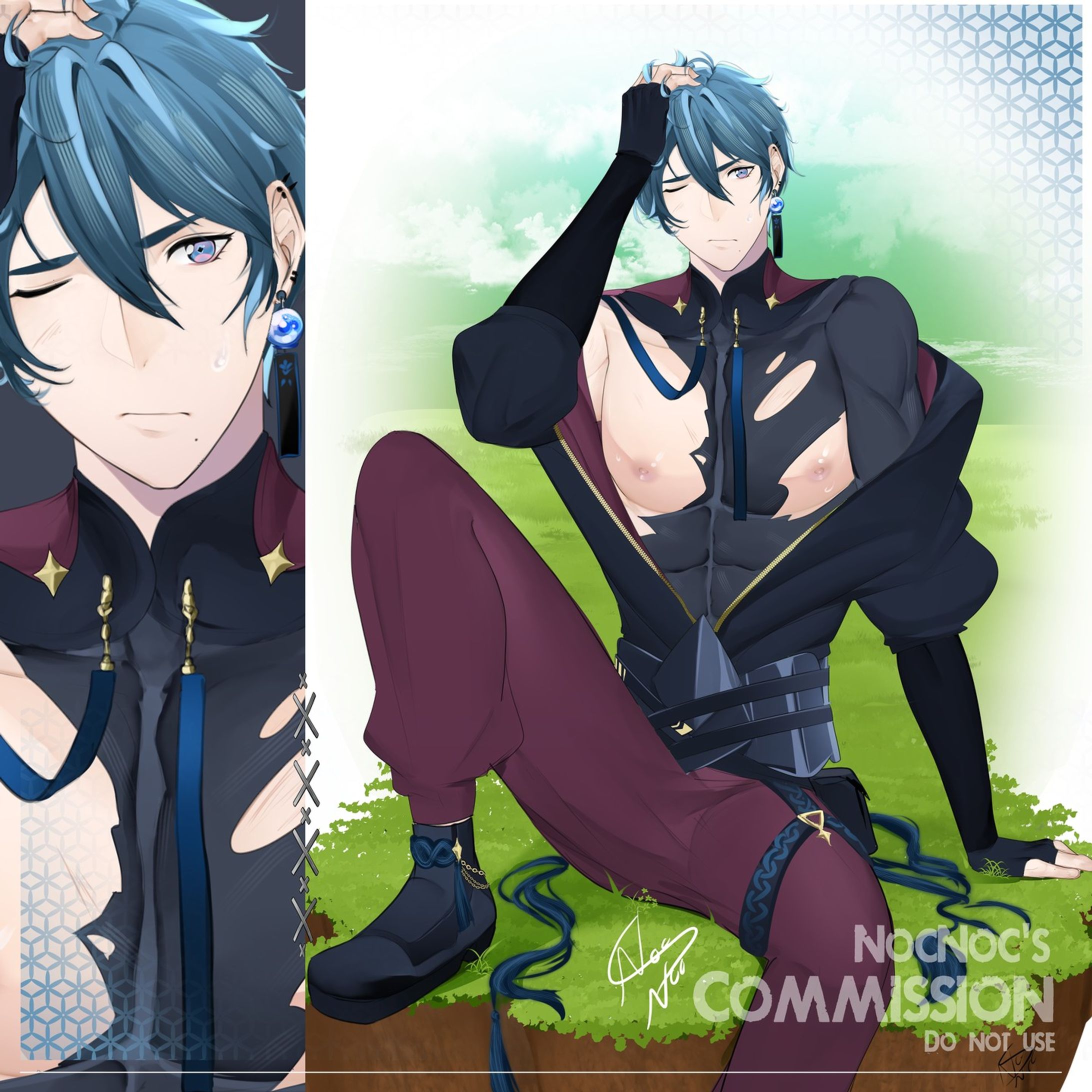 another #commission finished ~

starting to do some decent backgrounds uwu

#anime #manga #bishounen #otome #visualnovel #oc-1