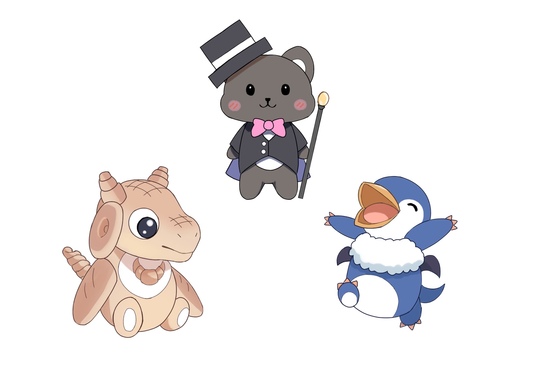 【オリジナル】マスコットキャラクターデザイン（動物・モンスター）-1