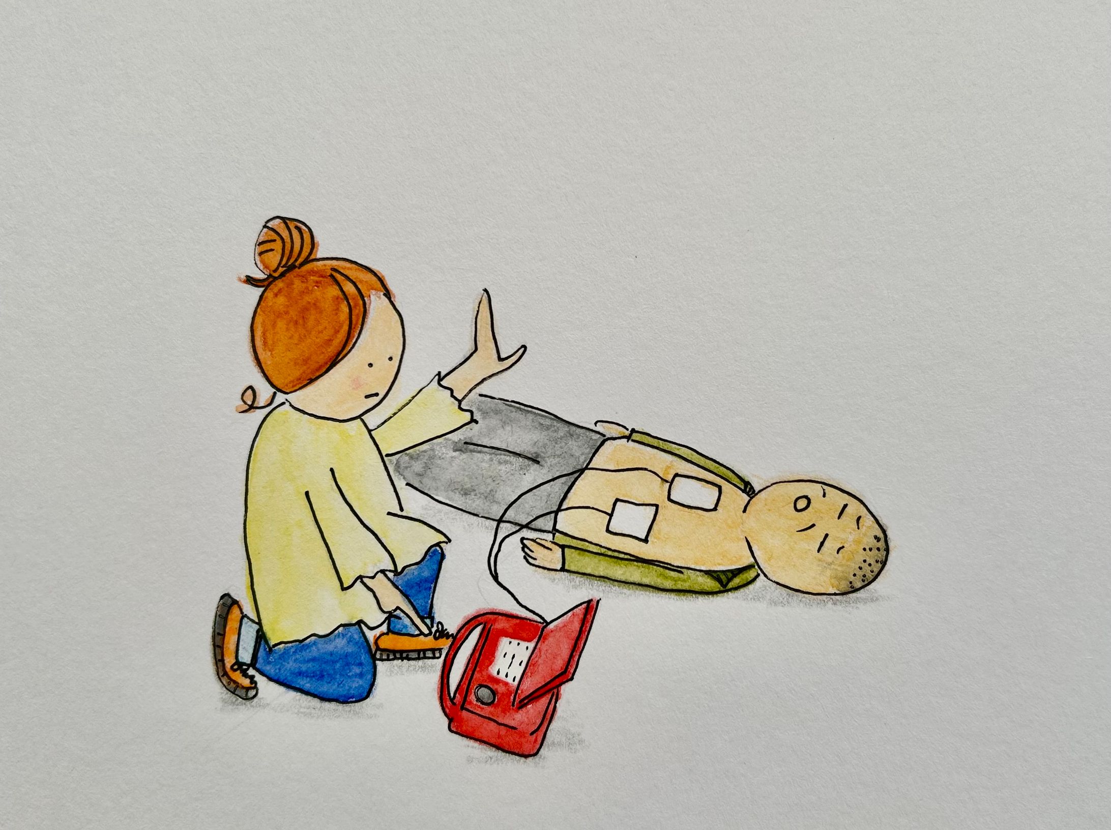 救命講習のためのイラスト集-1