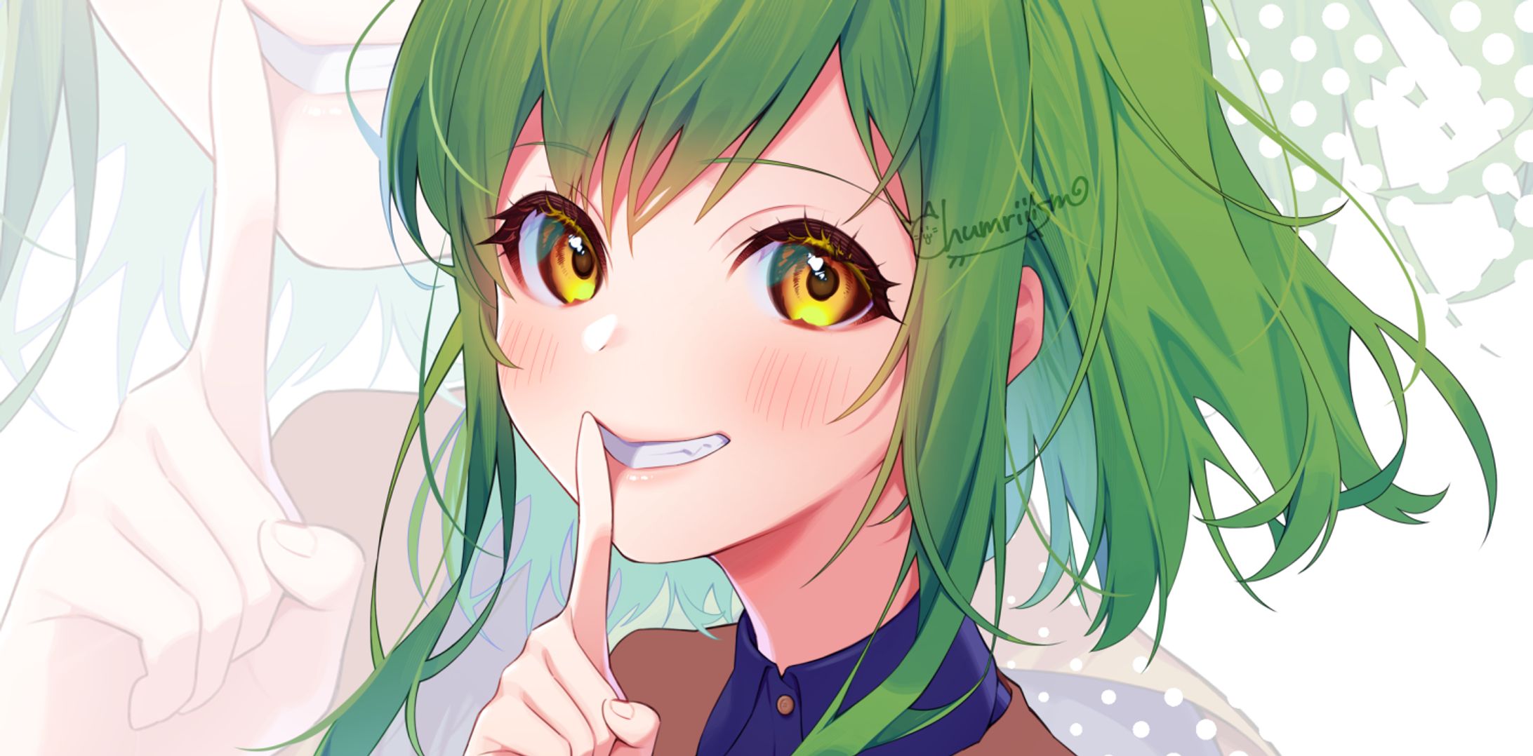 「はっぱ子」様／登録者1万人記念イラスト&サムネイル-1