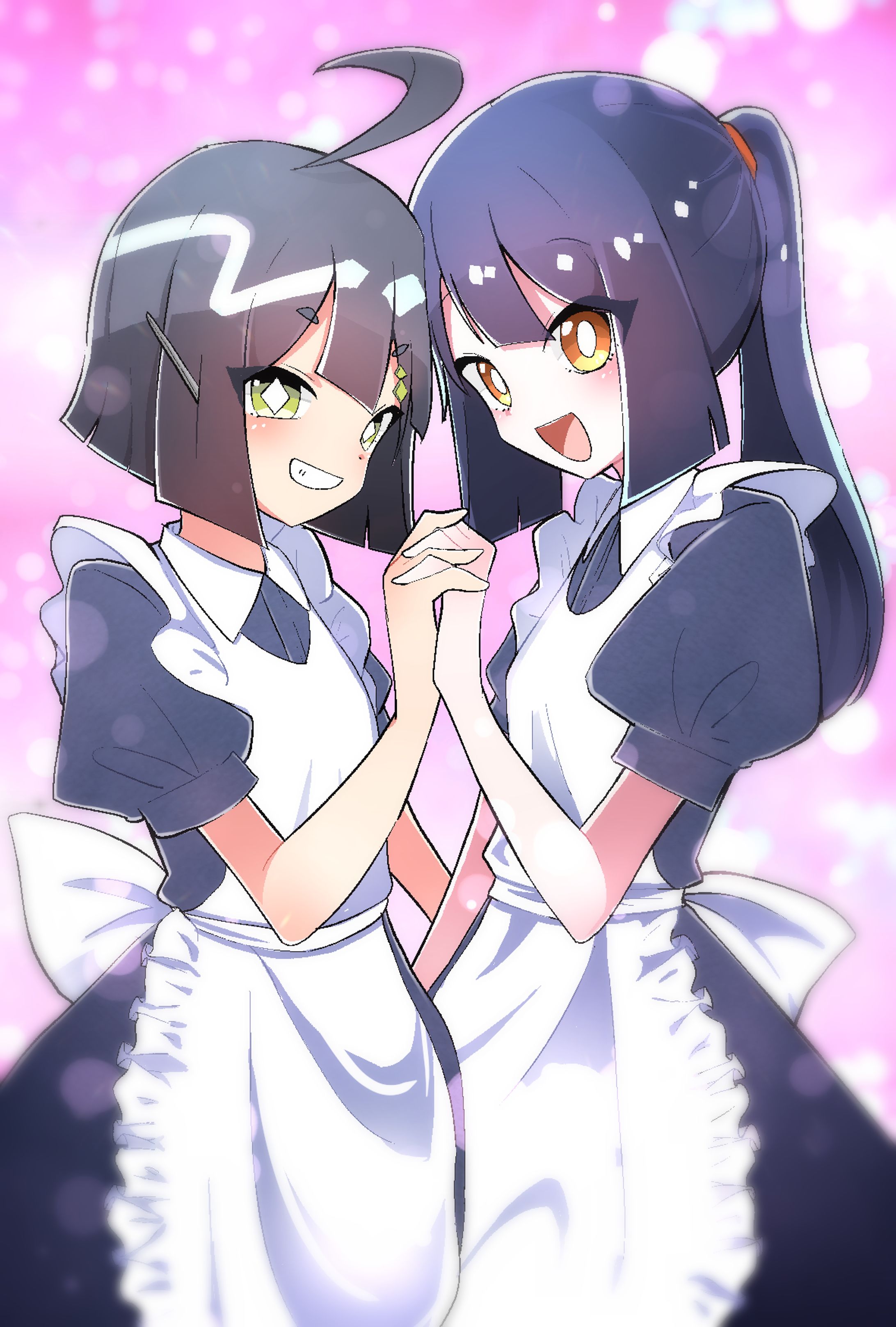 【イラスト】幽電ピクト・兆音ケイ　メイド服-1