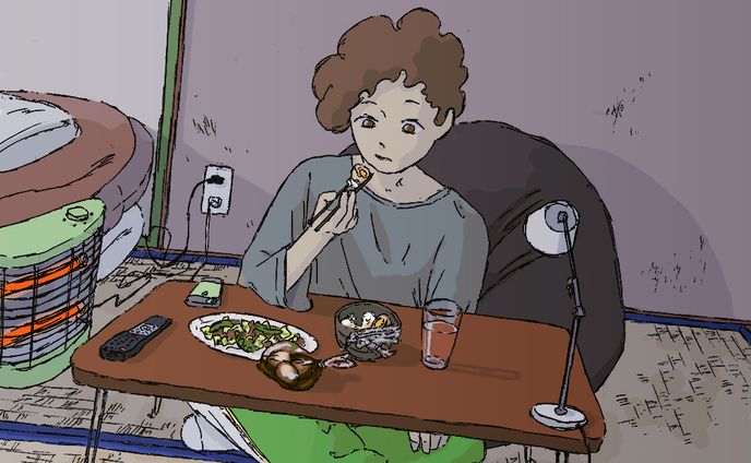[自主制作イラスト]good evening