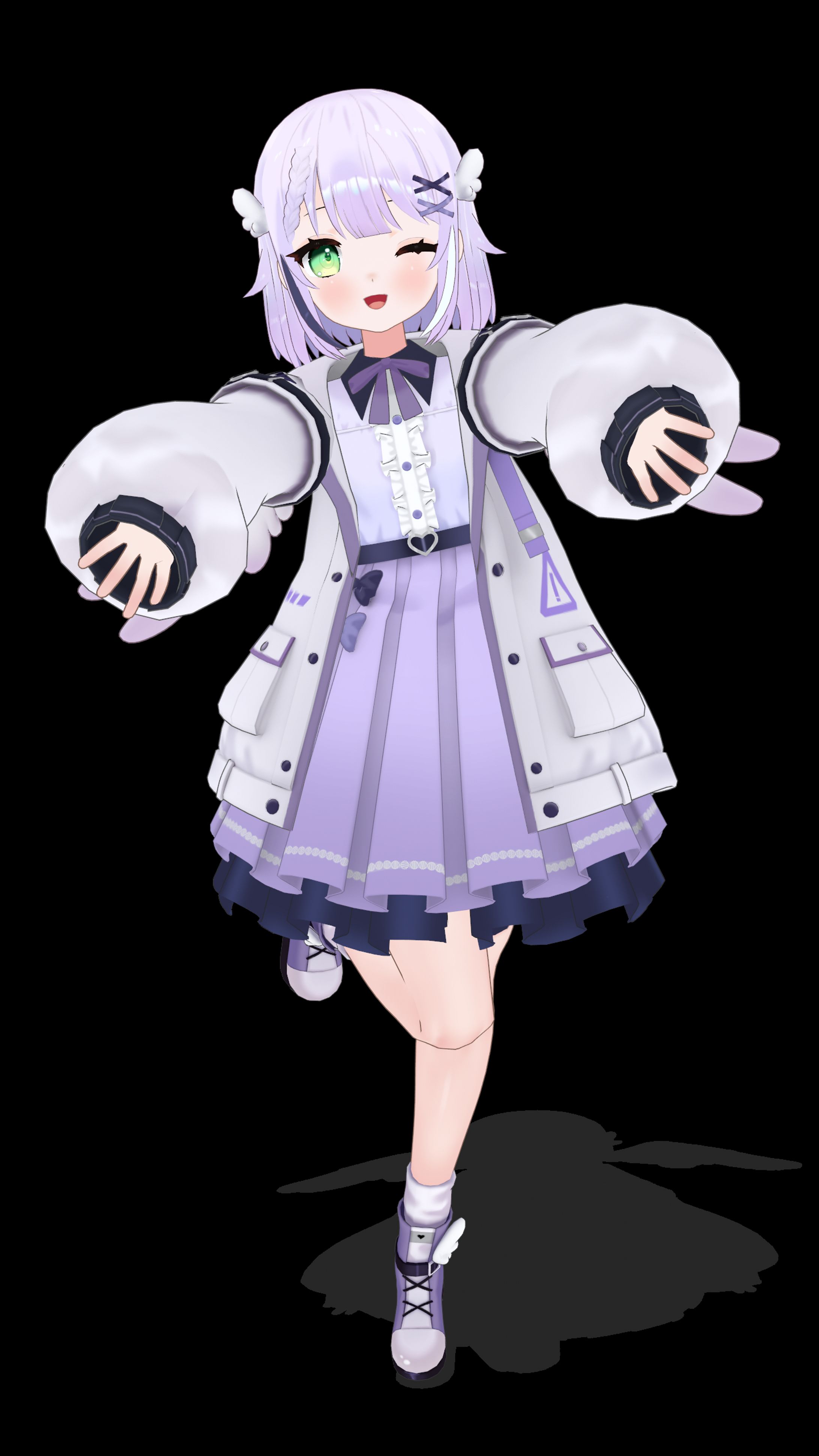 めこ隊長3Dモデル（VTuber）-1