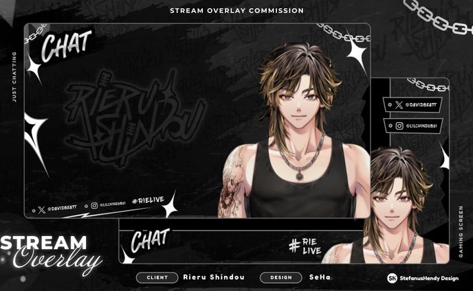 Rieru Shindou [DavidBeatt] Stream Overlay