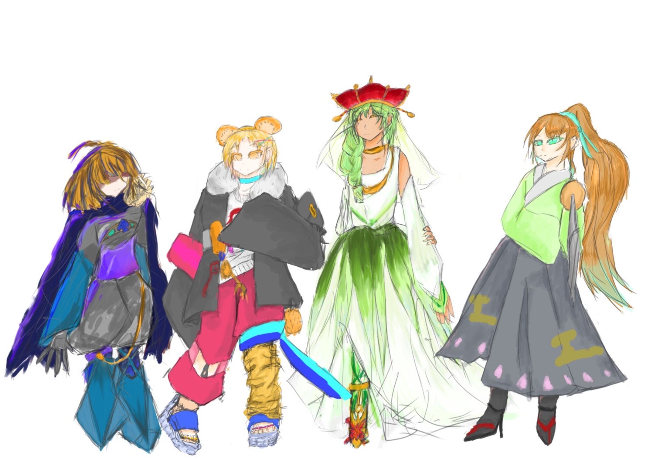 いつめんさん　キャラクターデザイン-1