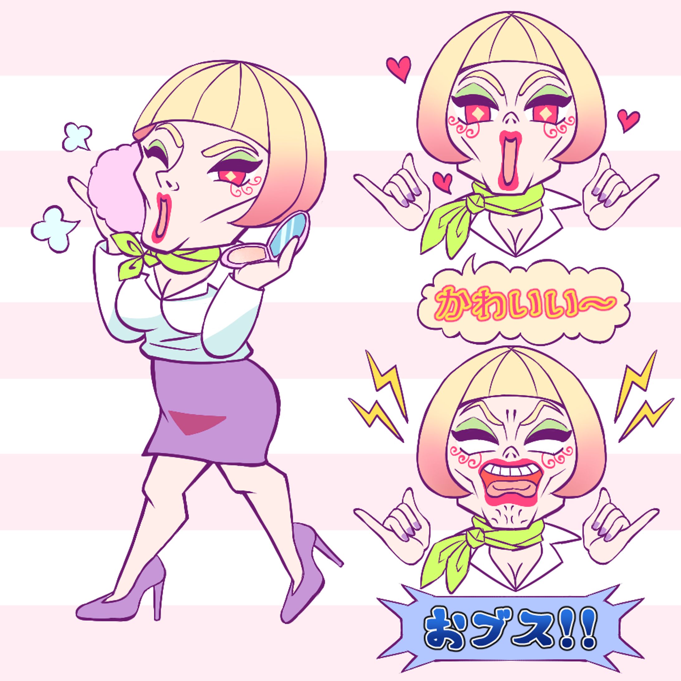 キャラクターデザイン(コミカル系)-1