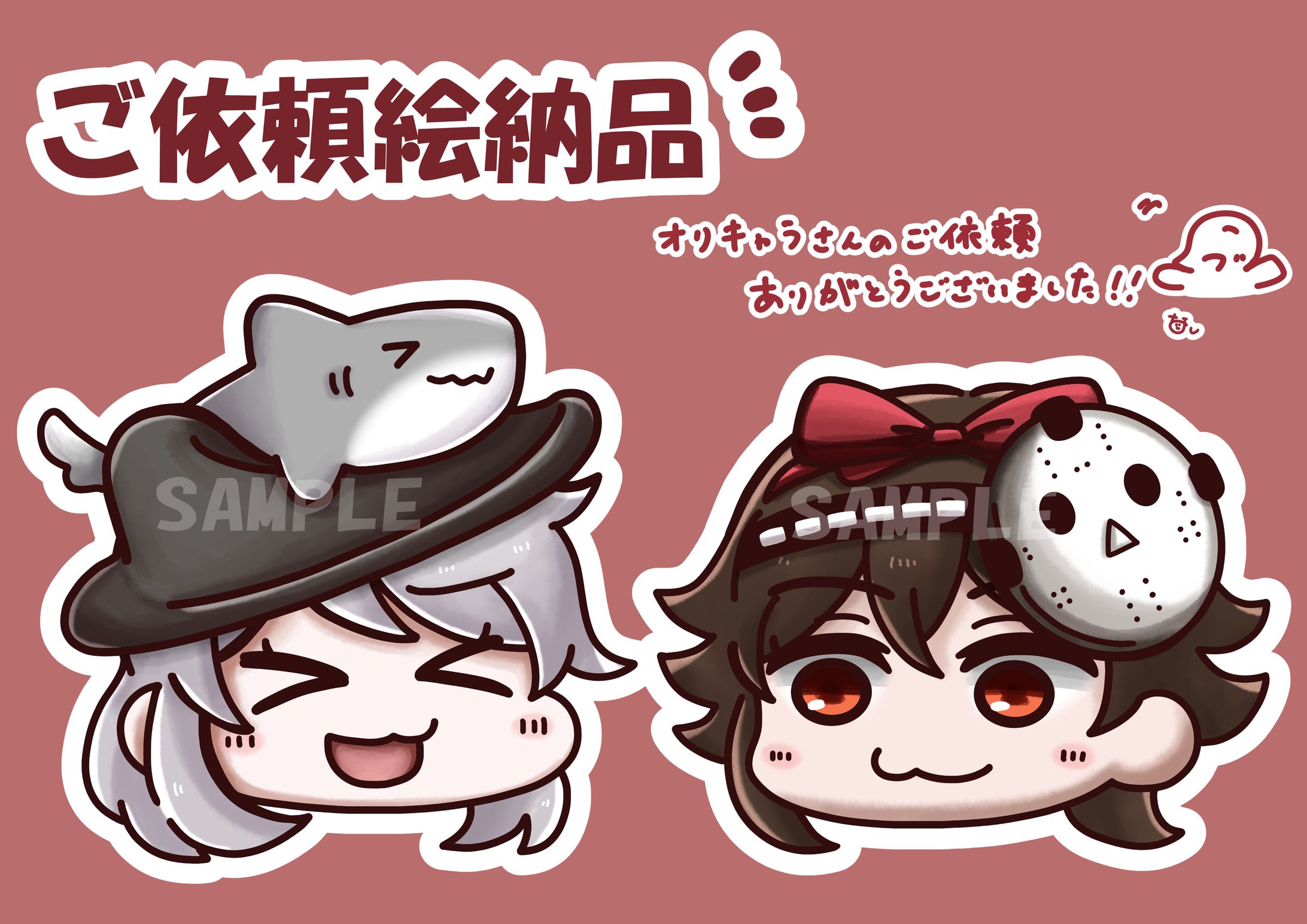 【有償依頼/GIF差分あり】YouTubeCh用オリジナルゆっくりキャラクター(イラスト+パーツ作成)-1