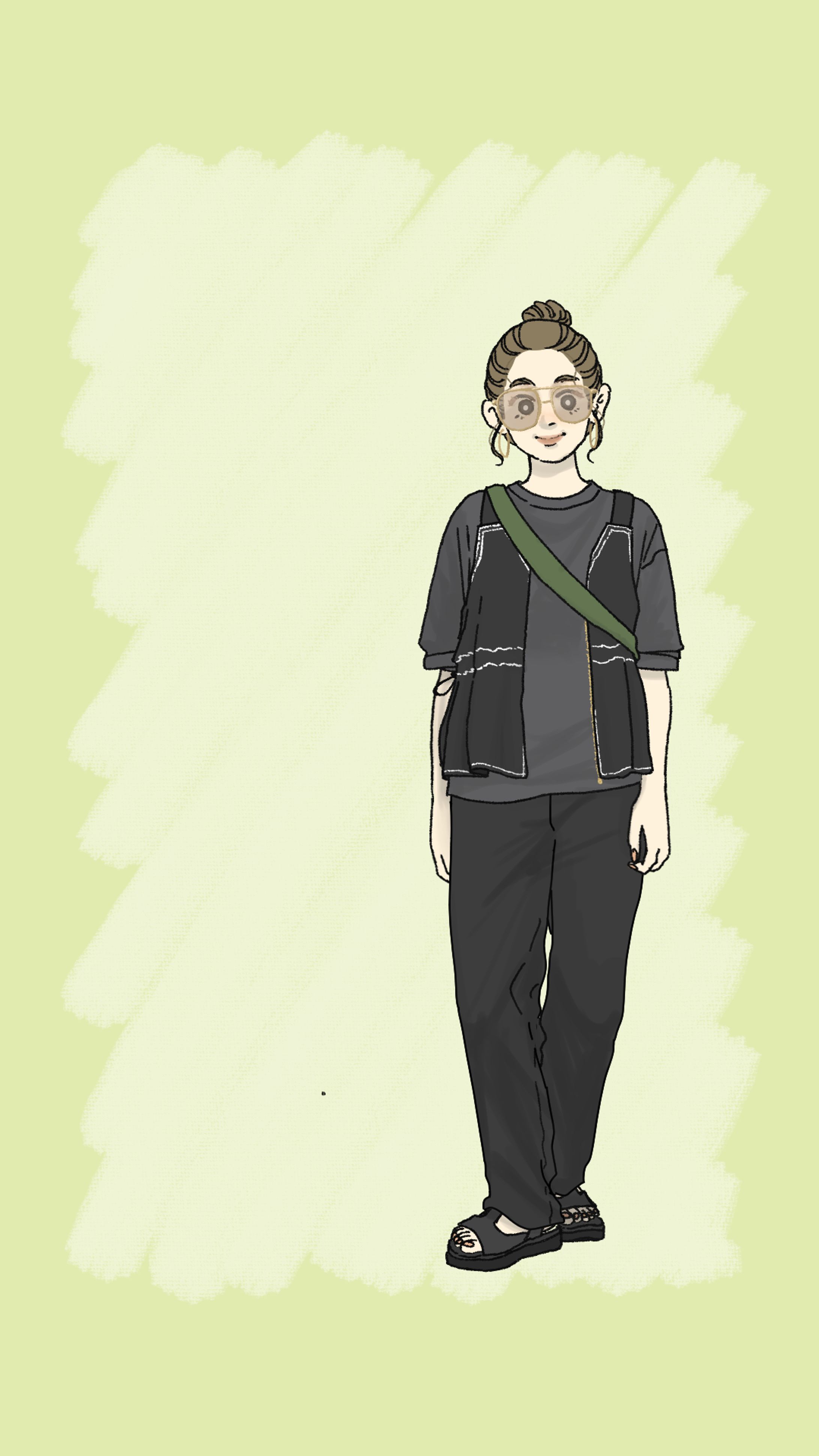 ファッションイラスト（GWお出かけ先別コーデ5選）-1