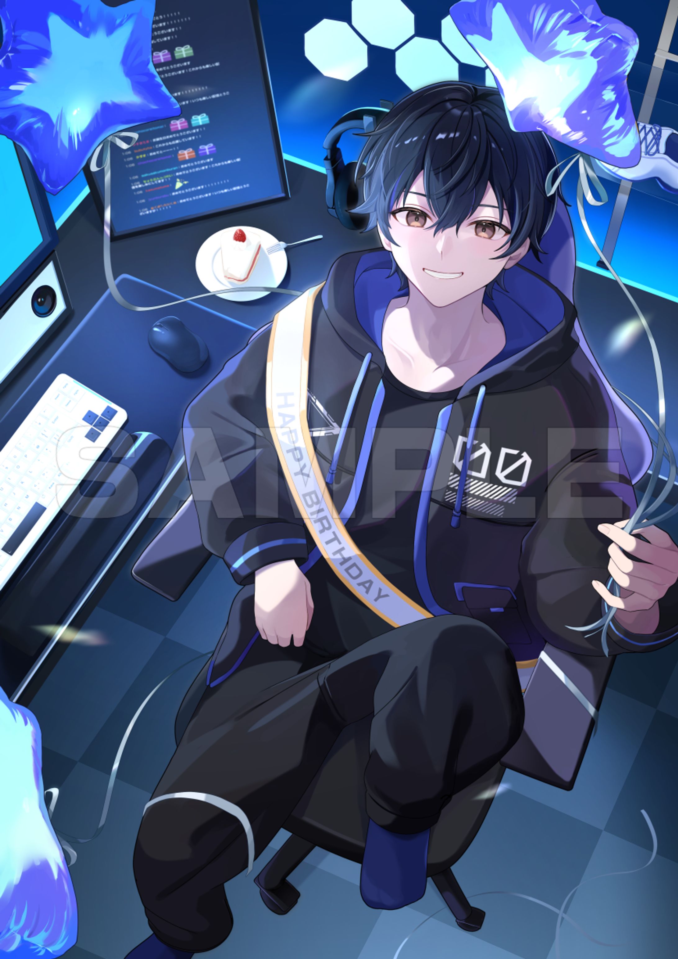 ＜お仕事＞はるじろー様/誕生日記念イラスト-1