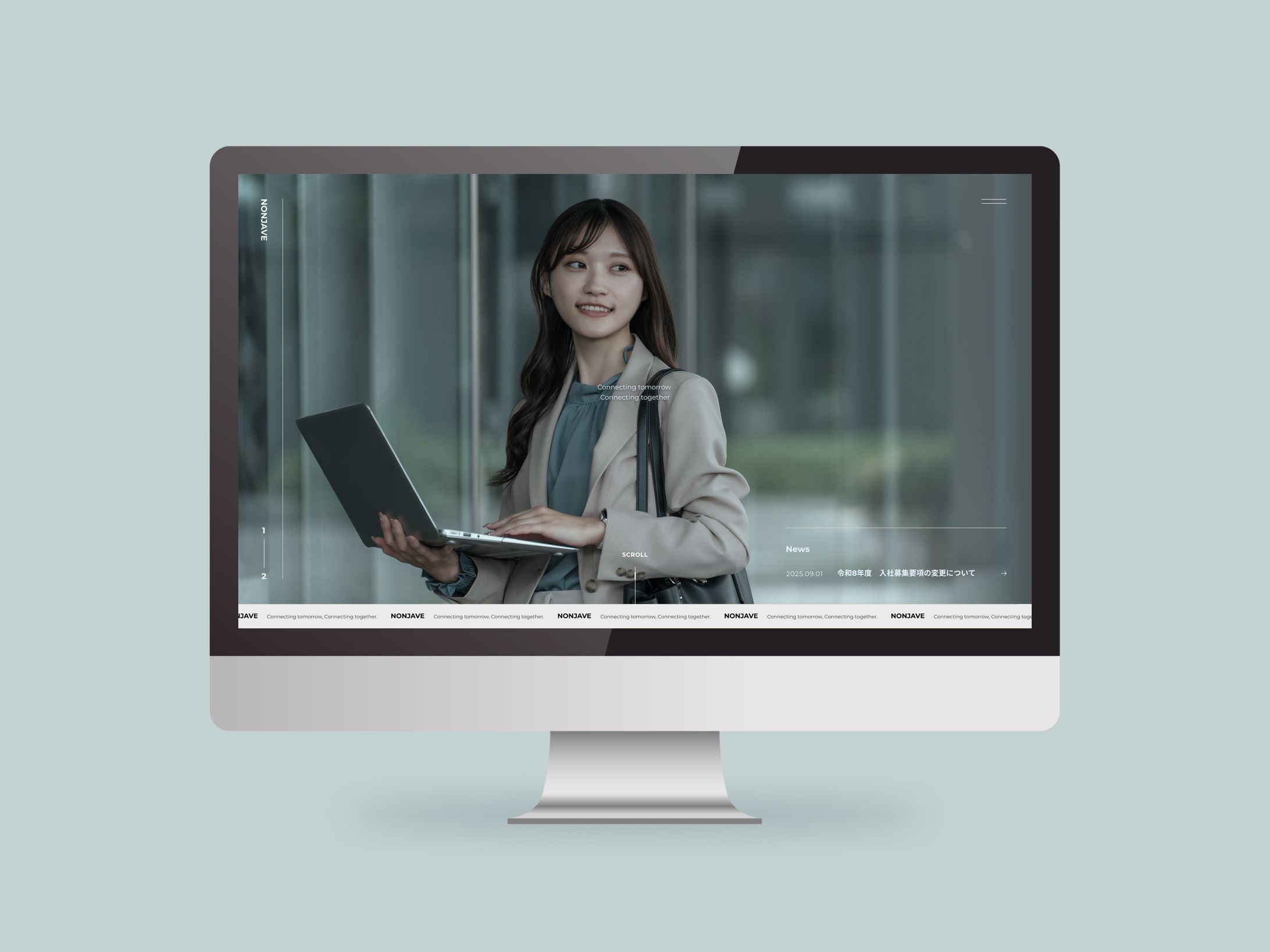 デザイン会社の採用サイト-1