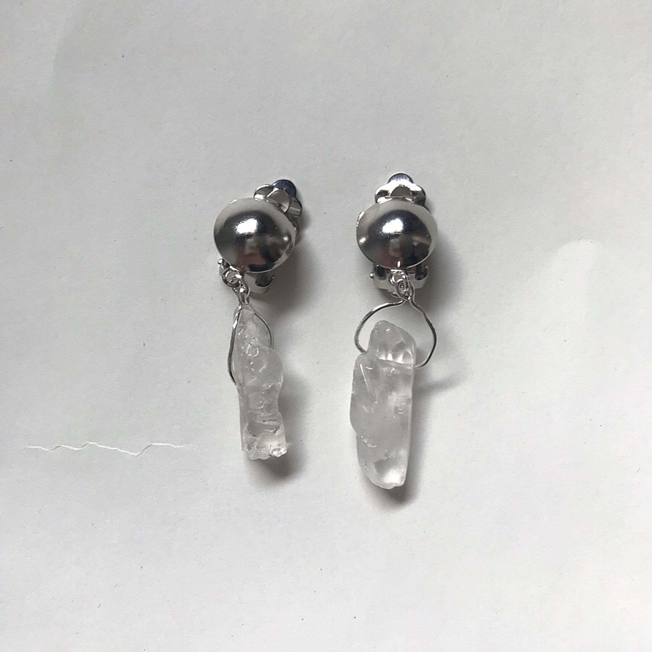 clear earring-1