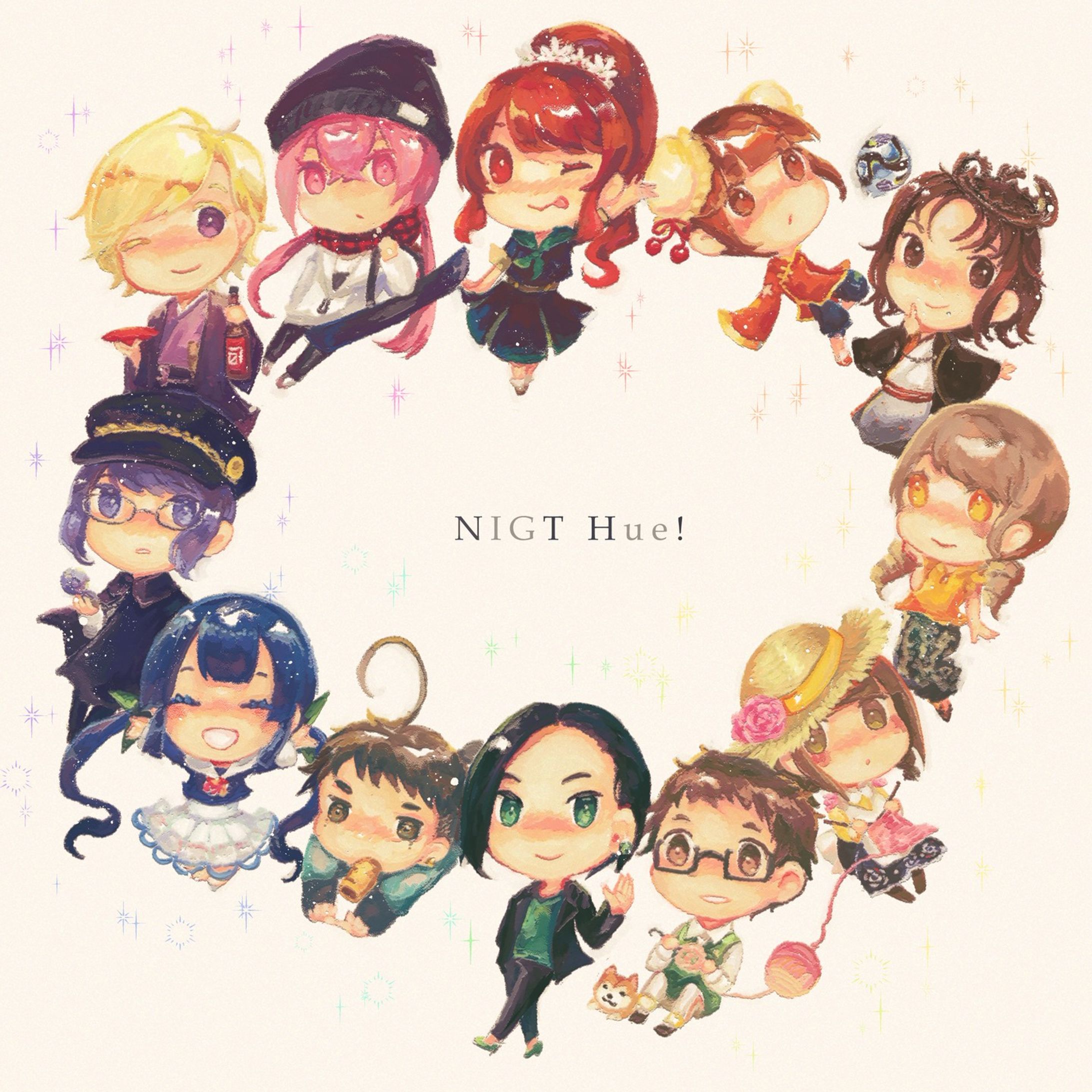 【擬人化】NIGT Hue!-1