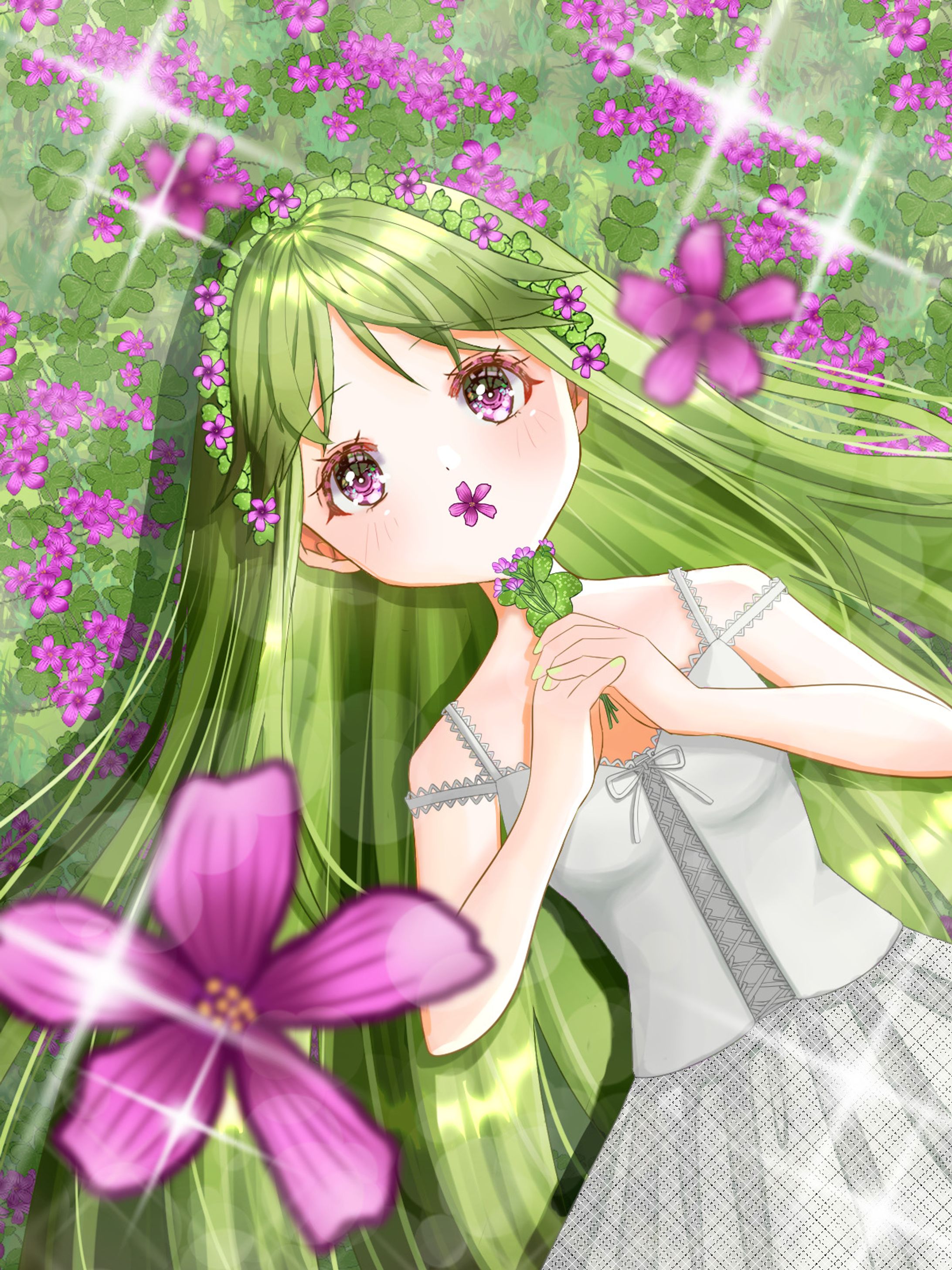 花の擬人化【イモカタバミ】Original-1