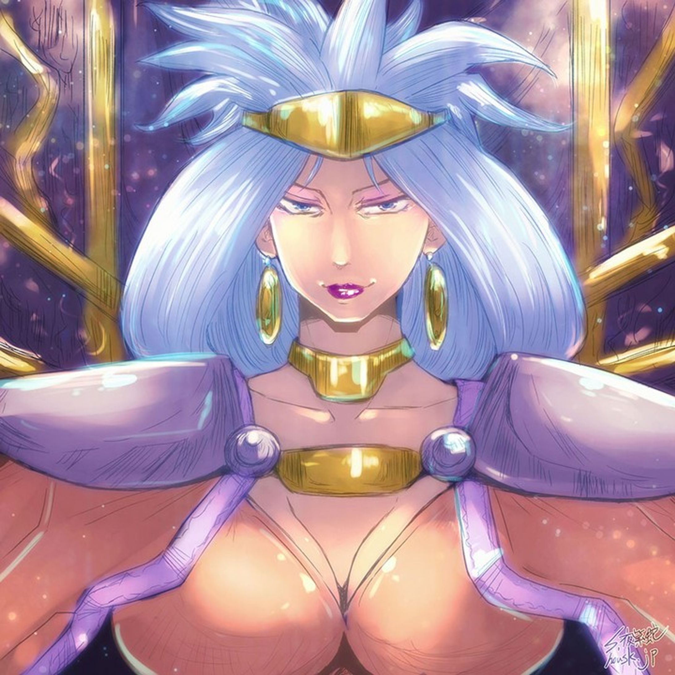 Queen Zeal #chronotrigger #gamefanart #illust #maturewomen-1