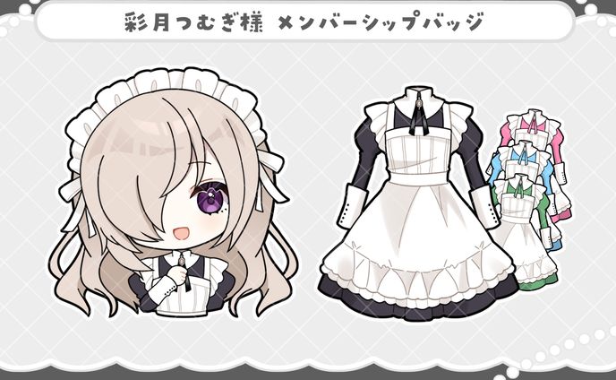 バッジイラスト/彩月つむぎ様