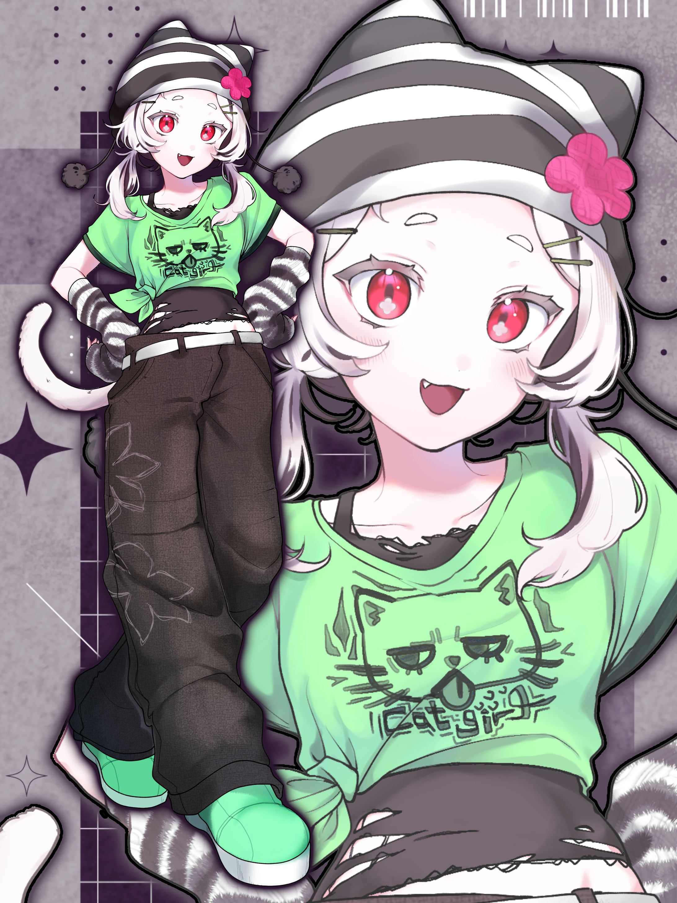 白猫ラス様 私服立ち絵-1