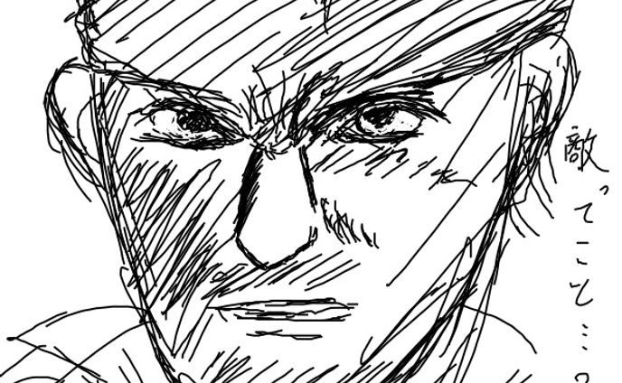 落書き(カルパスおぢさん)