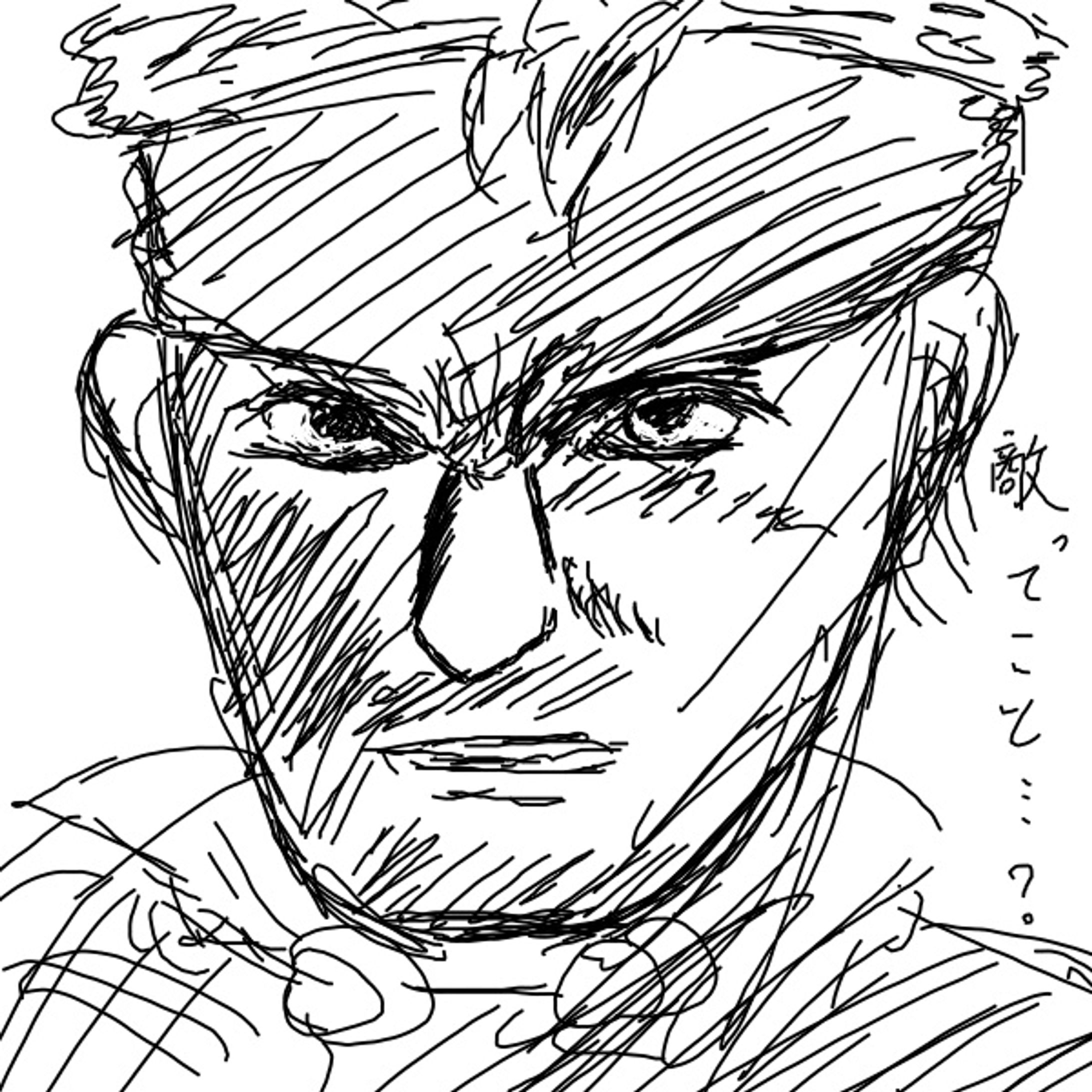 落書き(カルパスおぢさん)-1