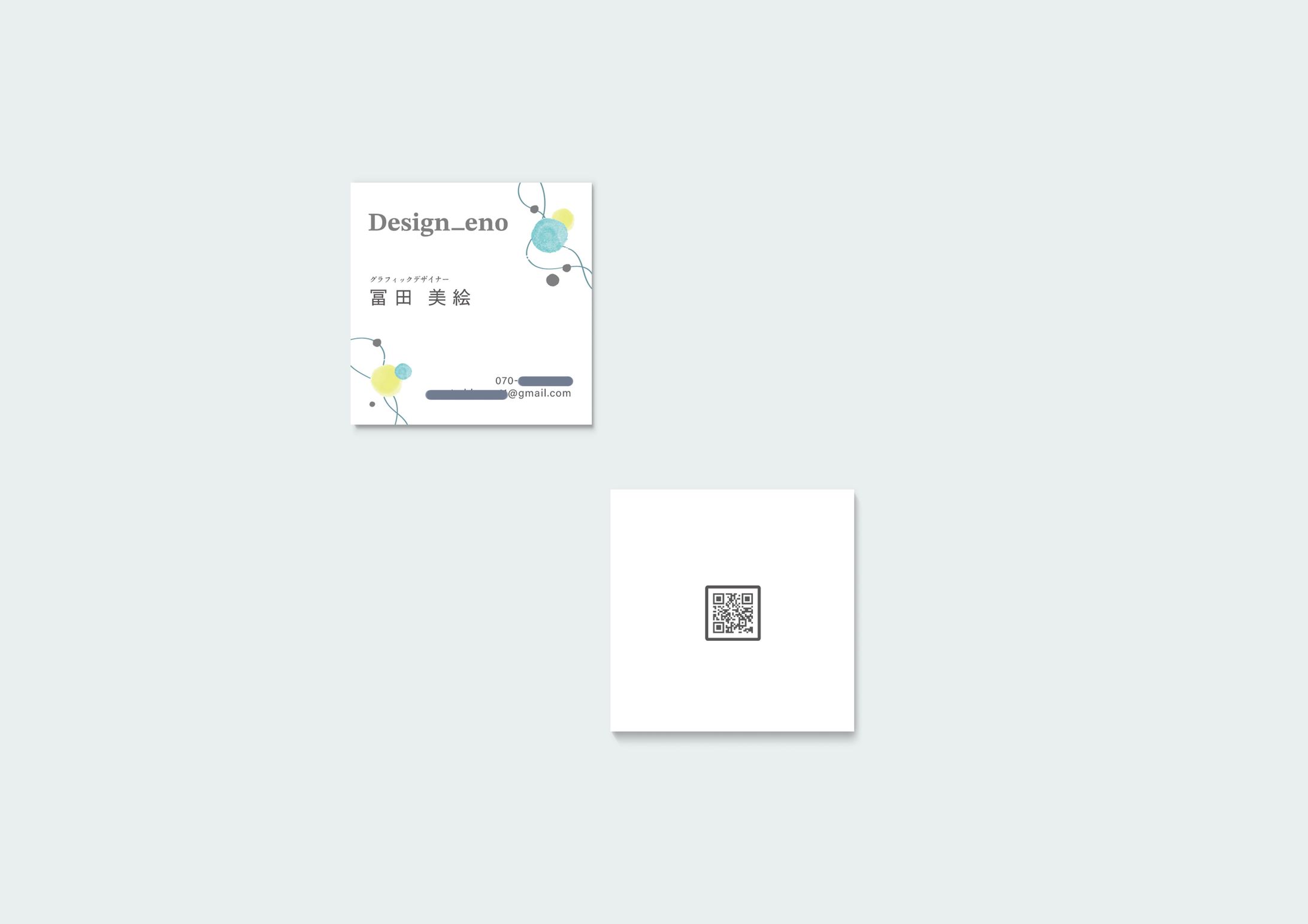 Design_eno　名刺（正方形の名刺）-1