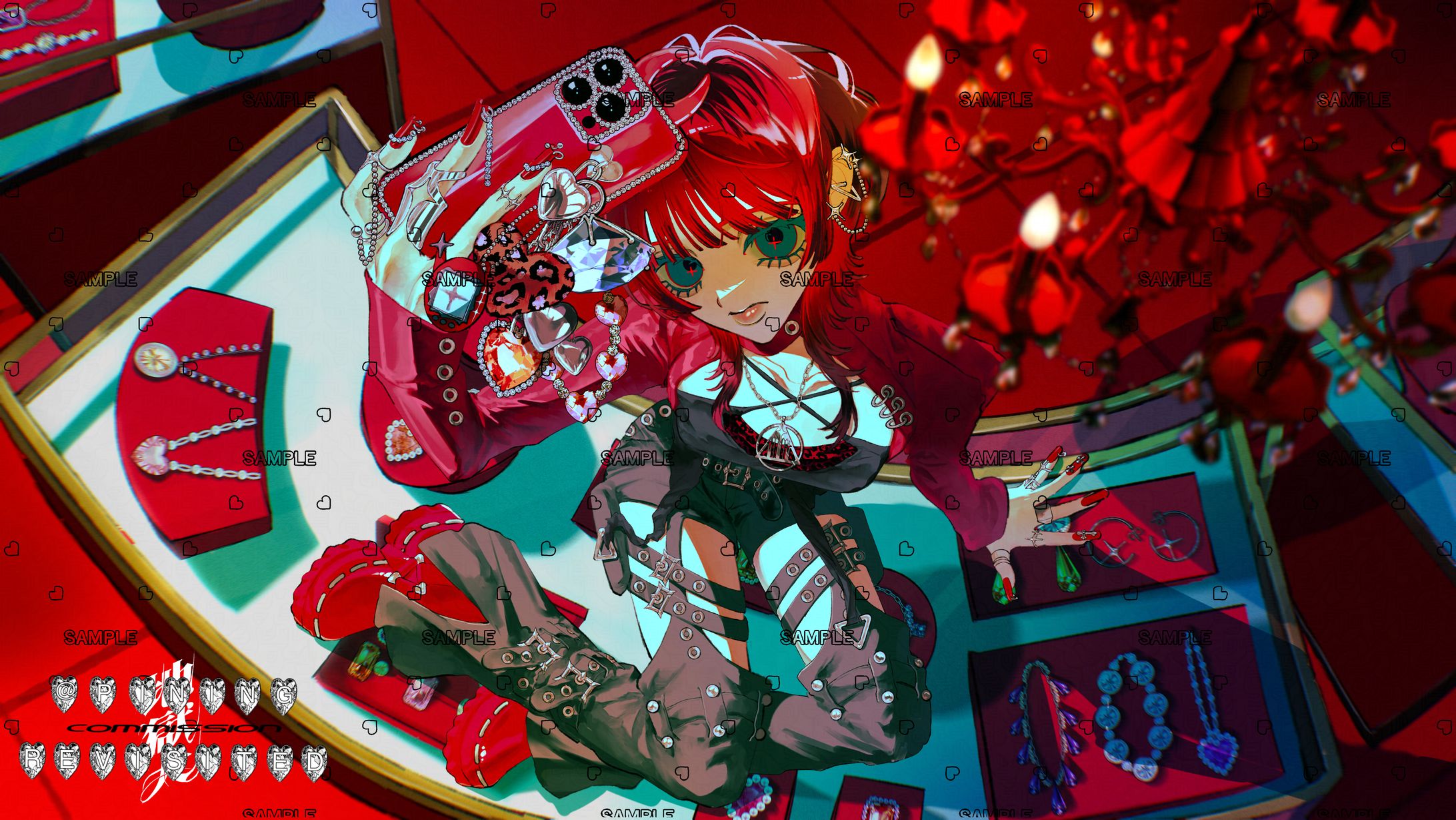 IMI様 4th original single “I’m Diamond”MVイラスト-1