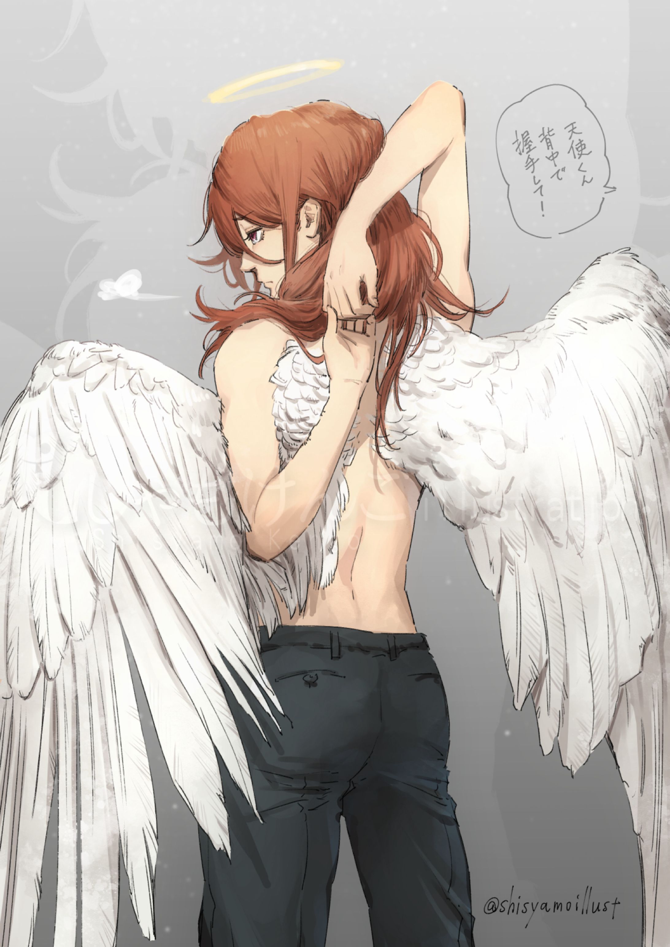  「背中で握手する天使の悪魔」-1