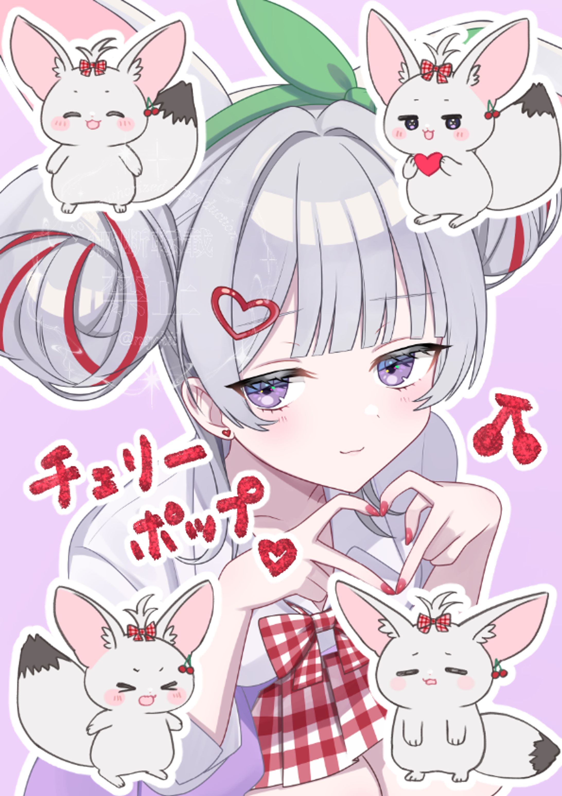 歌ってみた動画用イラスト-1