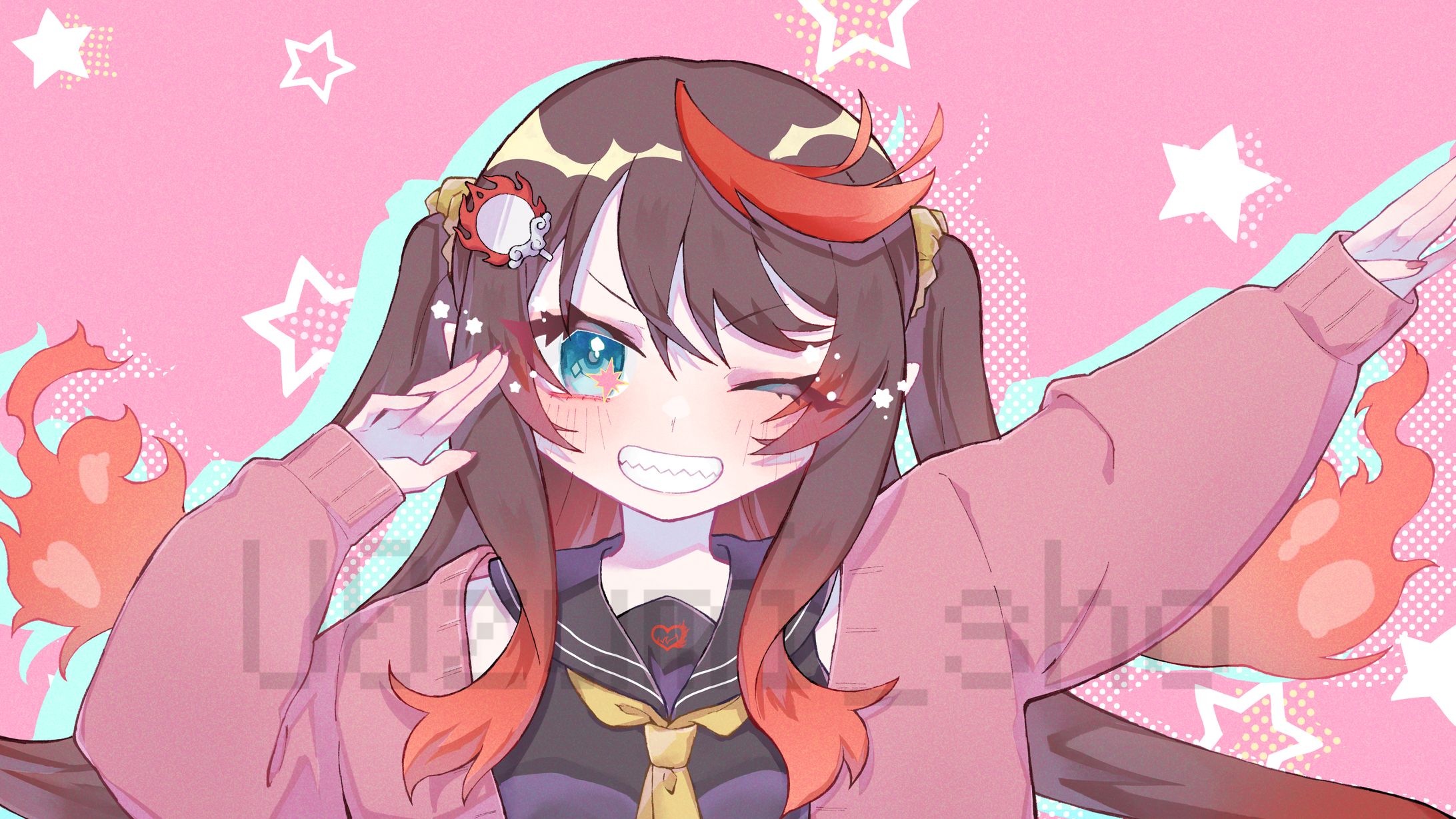 閻魔ちゃこ　歌ってみた動画用イラスト-1